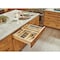 Rev-A-Shelf Drawer Replacement, Maple Veneer, Light Brown, 27 in W, 4.44 in H, 22.25 in D, 22.25 in L 4WTCD-30HSC-1 - alternate 3